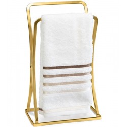 Porta Toalha Para Lavabo 31,5 Cm Altura Linha Dourado Fosco
